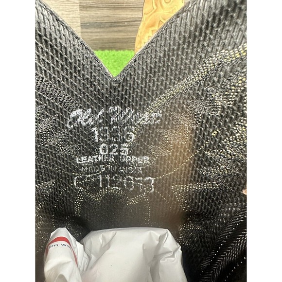 Old West Youth Kids Size 2.5M Shoes Brown Black Leather Western Cowboy Boot - Picture 5 of 6